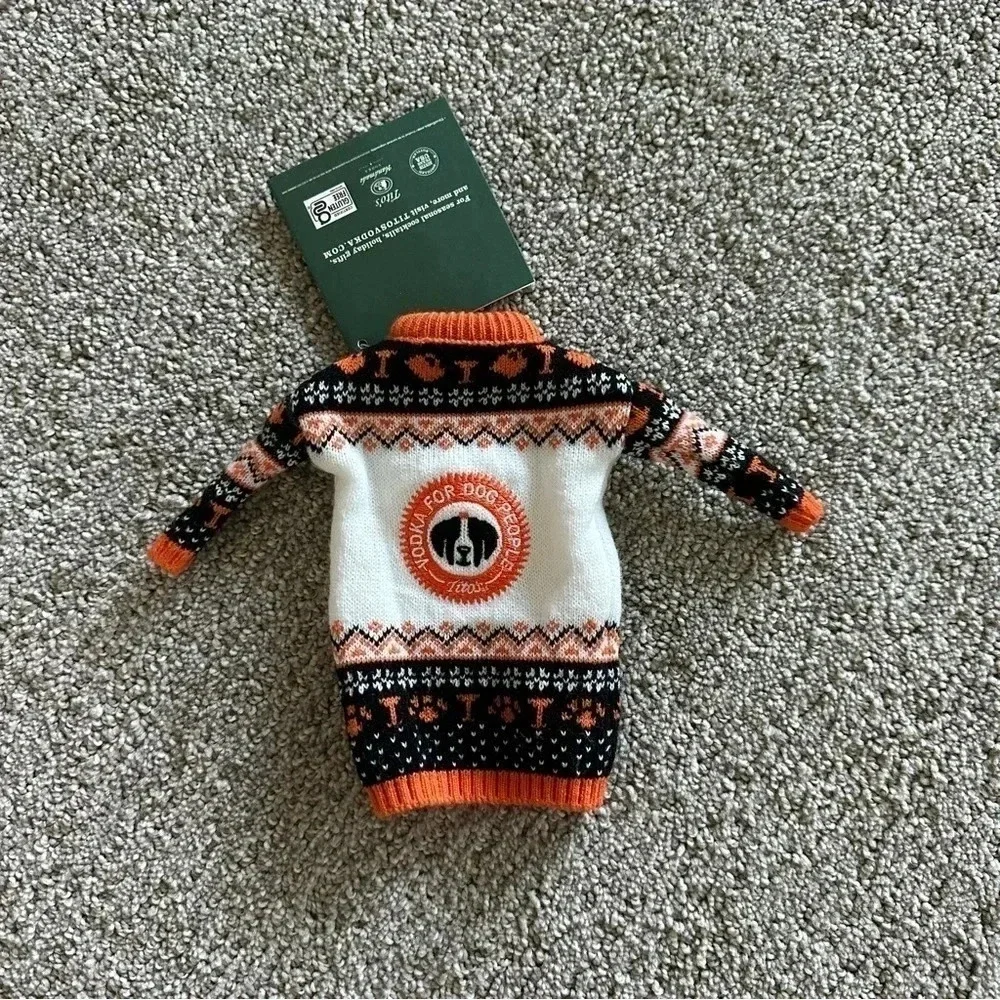 Tito's Handmade‎ Vodka For Dog People Bottle Sweater
